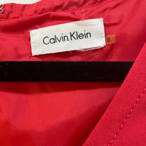 Calvin Klein V-Neck Dress - Picture 3 of 5